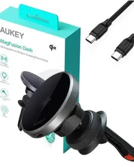 AUKEY Wireless Charging Phone Mount Qi HD-MC13