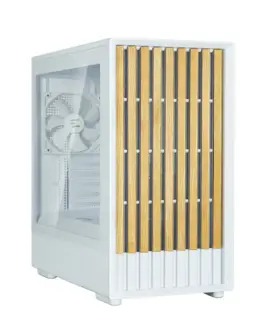 Alternative view of Zalman ZALMAN P10 NAMU mATX Mini Tower бял