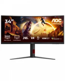 AOC Monitor CU34G4Z 34 inches 240Hz Curved VA HDMIx2 DP HAS