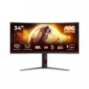 AOC Monitor CU34G4 34 inches 180Hz Curved VA HDMIx2 DP HAS