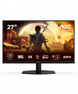 AOC Monitor Q27G42XNE 27 inches Fast VA 180Hz HDMIx2 DP