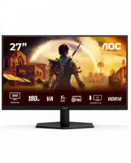 AOC Monitor Q27G42XNE 27 inches Fast VA 180Hz HDMIx2 DP