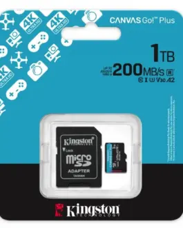 Alternative view of Kingston microSD 1TB CanvasGo! Plus 200MB/s A2 U3 V30 + адаптер