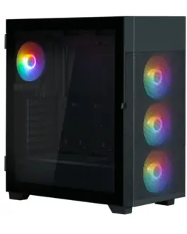 Alternative view of Zalman ZALMAN S5 NEO черен ATX Mid Tower FRGB Fan x4