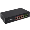 Qoltec Ethernet PoE SWITCH 4x RJ45 PoE 1x RJ45Upli