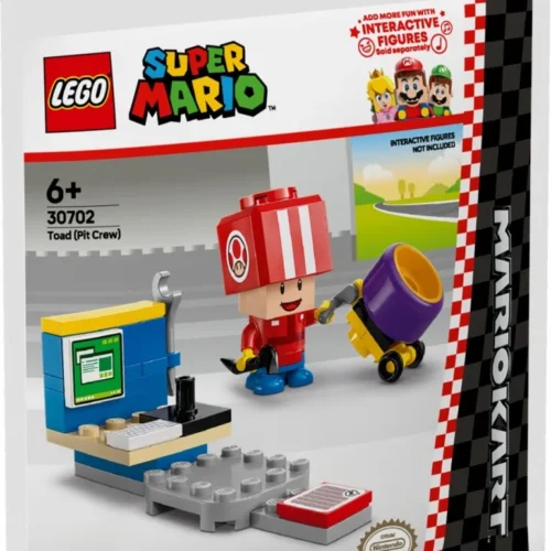 Alternative view of LEGO Bricks Super Mario 30702 Mario Kart - Toad (Pit Crew)