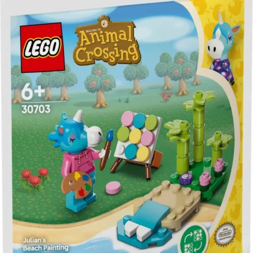 Alternative view of LEGO Bricks Animal Crossing 30703 Julians Beach Painting
