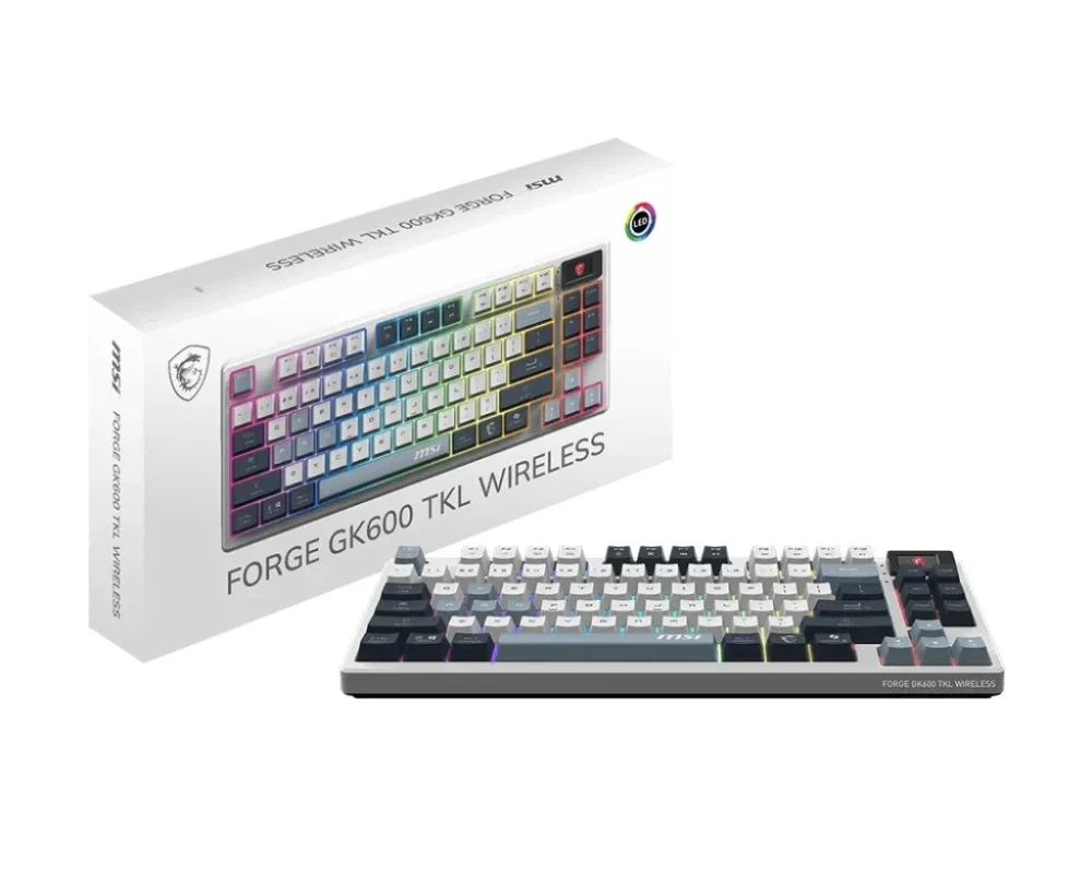 MSI Gaming keyboard Forge GK600 TKL SKY US