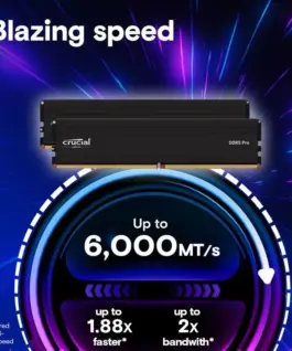 Alternative view of Crucial памет DDR5 Pro 16GB/6000(1*16GB) CL48