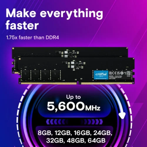 Crucial памет DDR5 32GB/5600