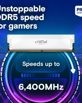 Alternative view of Crucial памет DDR5 Pro OC 32/6400(1*32GB) CL40 бял