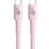 TB USB C - USB C 60W jelly кабел 1m розов