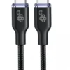 TB USB C - USB C 60W Glamour кабел 1.5m черен