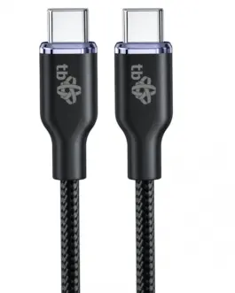TB USB C - USB C 60W Glamour кабел 1.5m черен
