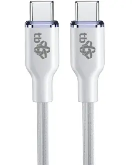TB USB C - USB C 60W Glamour кабел 1.5m бял