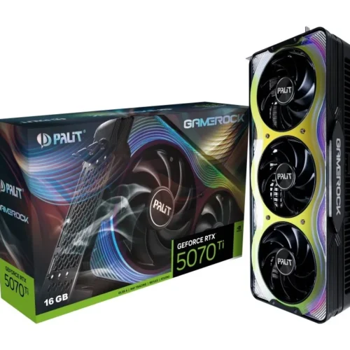 Palit видео карта GeForce RTX 5070 Ti GAMEROCK 16GB GDDR7 256bit 3DP/HDMI