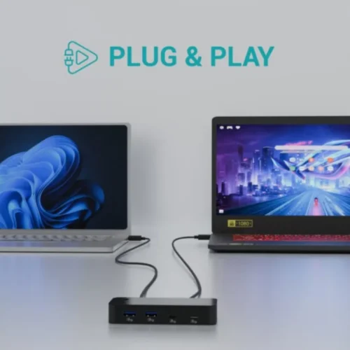 i-tec Universal KVM HUB 2x USB-C + 2x USB-A 3.0