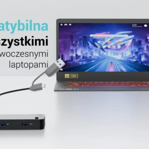 i-tec Universal KVM HUB 2x USB-C + 2x USB-A 3.0