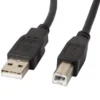 Lanberg кабел USB 2.0 AM-BM 3M черен