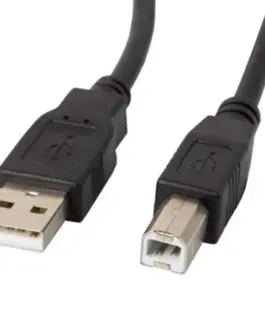 Lanberg кабел USB 2.0 AM-BM 3M черен