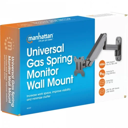 Manhattan TV wall mount 17-32 inches LED/LCD 9kg swivel gas