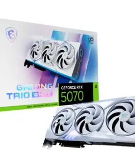 MSI видео карта GeForce RTX 5070 12G GAMING TRIO OC бял GDDR7 192bit