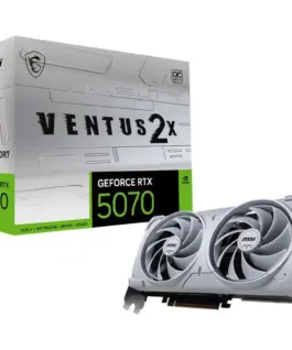 MSI видео карта GeForce RTX 5070 12G VENTUS 2X OC бял GDDR7 192bit