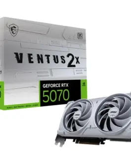 MSI видео карта GeForce RTX 5070 12G VENTUS 2X OC бял GDDR7 192bit