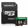 Adata microSD Speed Plus card 64GB UHS1 U3 V30 A2 160/140 MB/s