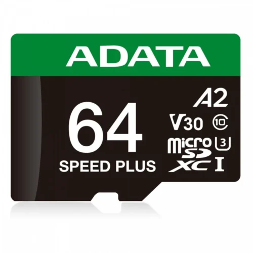 Alternative view of Adata microSD Speed Plus card 64GB UHS1 U3 V30 A2 160/140 MB/s