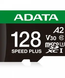 Alternative view of Adata microSD Speed Plus card 128GB UHS1 U3 V30 A2 180/160 MB/s