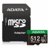 Adata microSD Speed Plus card 512GB UHS1 U3 V30 A2 180/160 MB/s