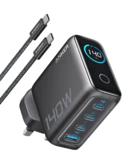 Anker Anker зарядно (140W, 4-P D 3.1) with USB-C кабел