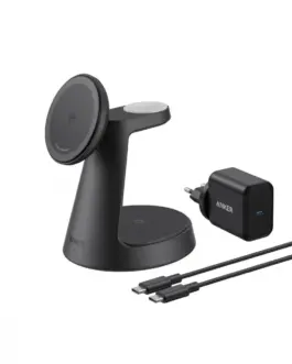 Anker MagGo Wireless зарядна станция (3-in-1, Dock stand) черен