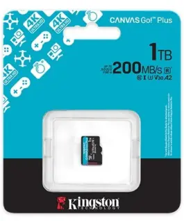 Kingston памет card microSD 1TB Canvas Go! Plus 200MB/s A2 U3 V30