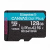 Kingston памет card microSD 128GB Canvas Go! Plus 200MB/s A2 U3 V30