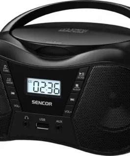 Sencor Radio CD SPT 2300 BK CD/MP3/USB/BT Radio FM
