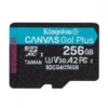 Kingston памет card microSD 256GB Canvas Go! Plus 200MB/s A2 U3 V30