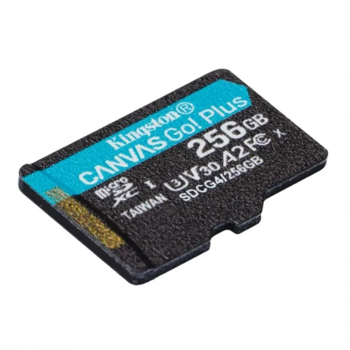 Alternative view of Kingston памет card microSD 256GB Canvas Go! Plus 200MB/s A2 U3 V30