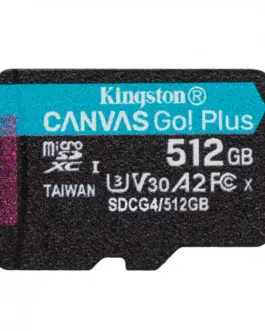 Kingston памет card microSD 512GB Canvas Go! Plus 200MB/s A2 U3 V30