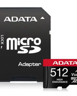 Adata mSD HighEnd 512GB UHS1 U3 V30 A2 100/85MB/s+Ad