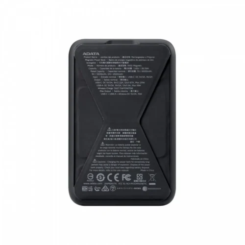 Alternative view of Adata външна батерия R100 10000mAh USB-C/A черен