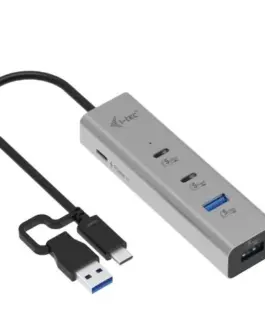 i-tec Universal Charging Metal HUB 2xUSB-C/2xUSB-A PD 85W