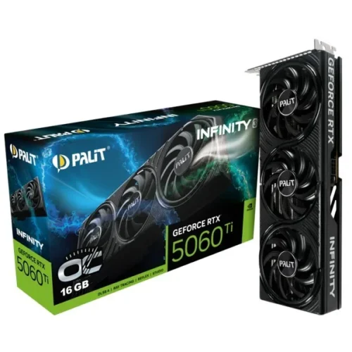 Palit видео карта GeForce RTX 5060 TI INFINITY 3 OC 16GB GDDR7 128bit 3DP/HDMI