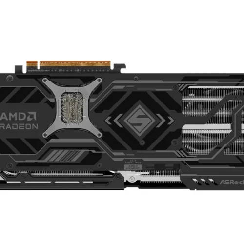 Alternative view of ASRock видео карта Radeon RX 9070 XT STEEL LEGEND DARK 16GB GDDR6 256bit 3DP/HDMI