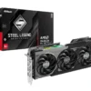 ASRock видео карта Radeon RX 9070 XT STEEL LEGEND DARK 16GB GDDR6 256bit 3DP/HDMI
