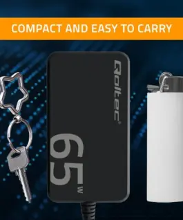Qoltec зарядно 65W PD 5V 20V 3.25A USB C 3.1
