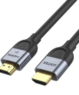 Unitek HDMI кабел 2.1 8K 60Hz 2m; черен; C11086GY01-2