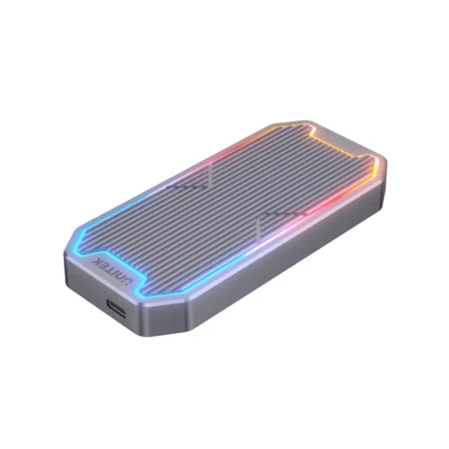 Unitek Enclosure M.2 NMVe/SATA 10 Gbps RGB; S1210B