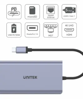 Unitek HUB USB-C 2x USB 3.1